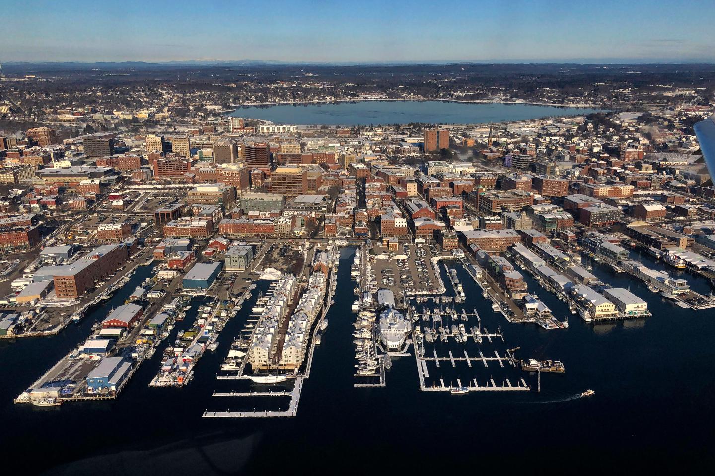 Portland Maine Aerial