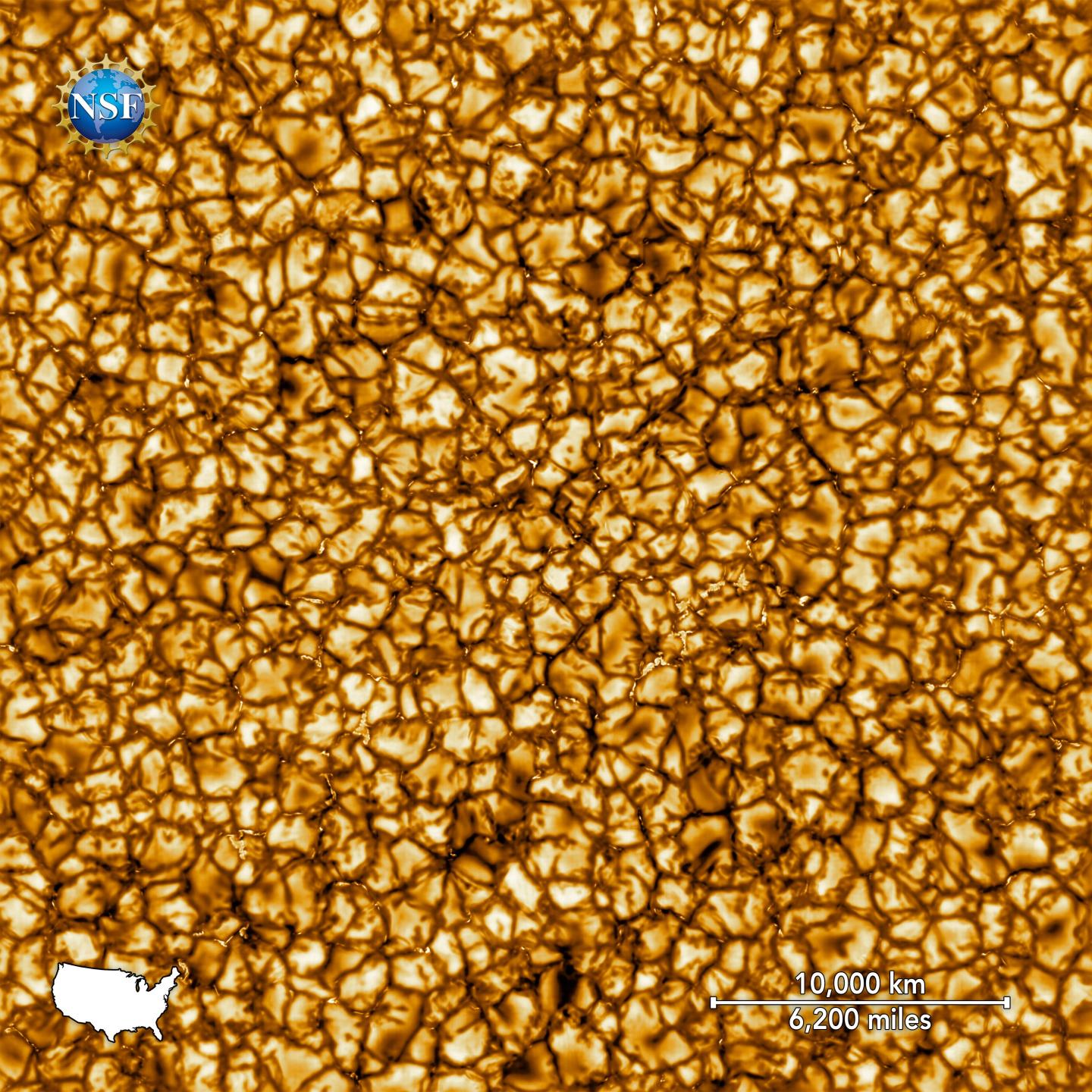 first close up picture of the sun