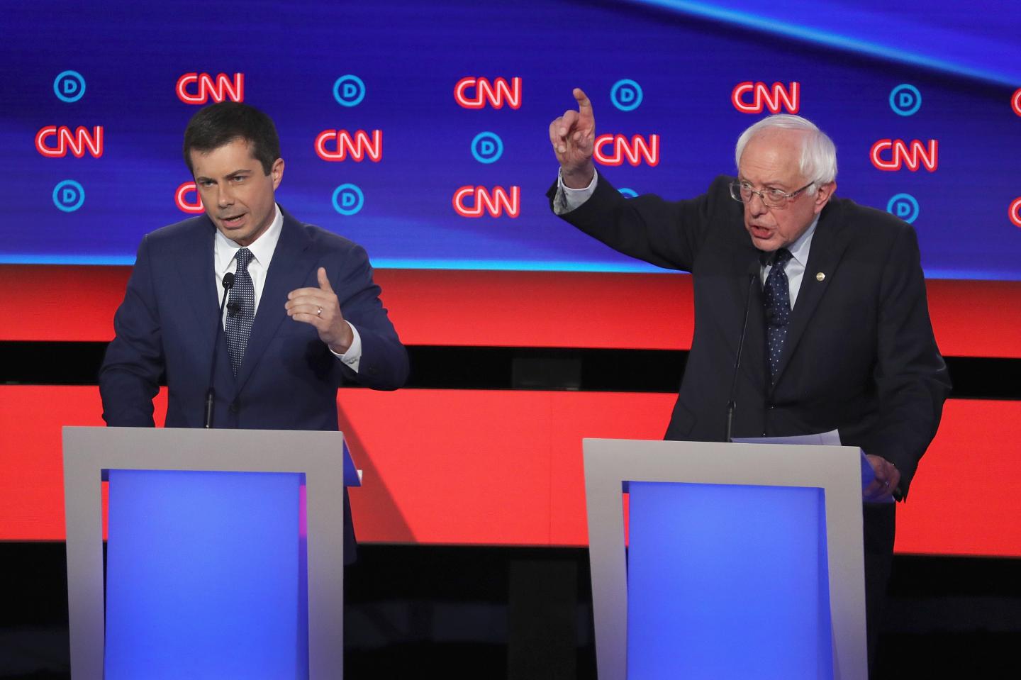 Buttigieg and Sanders showdown at New Hampshire debate