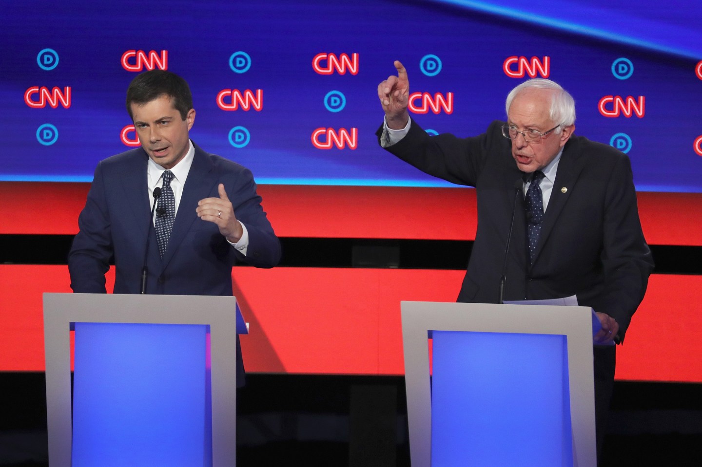 Buttigieg and Sanders showdown at New Hampshire debate