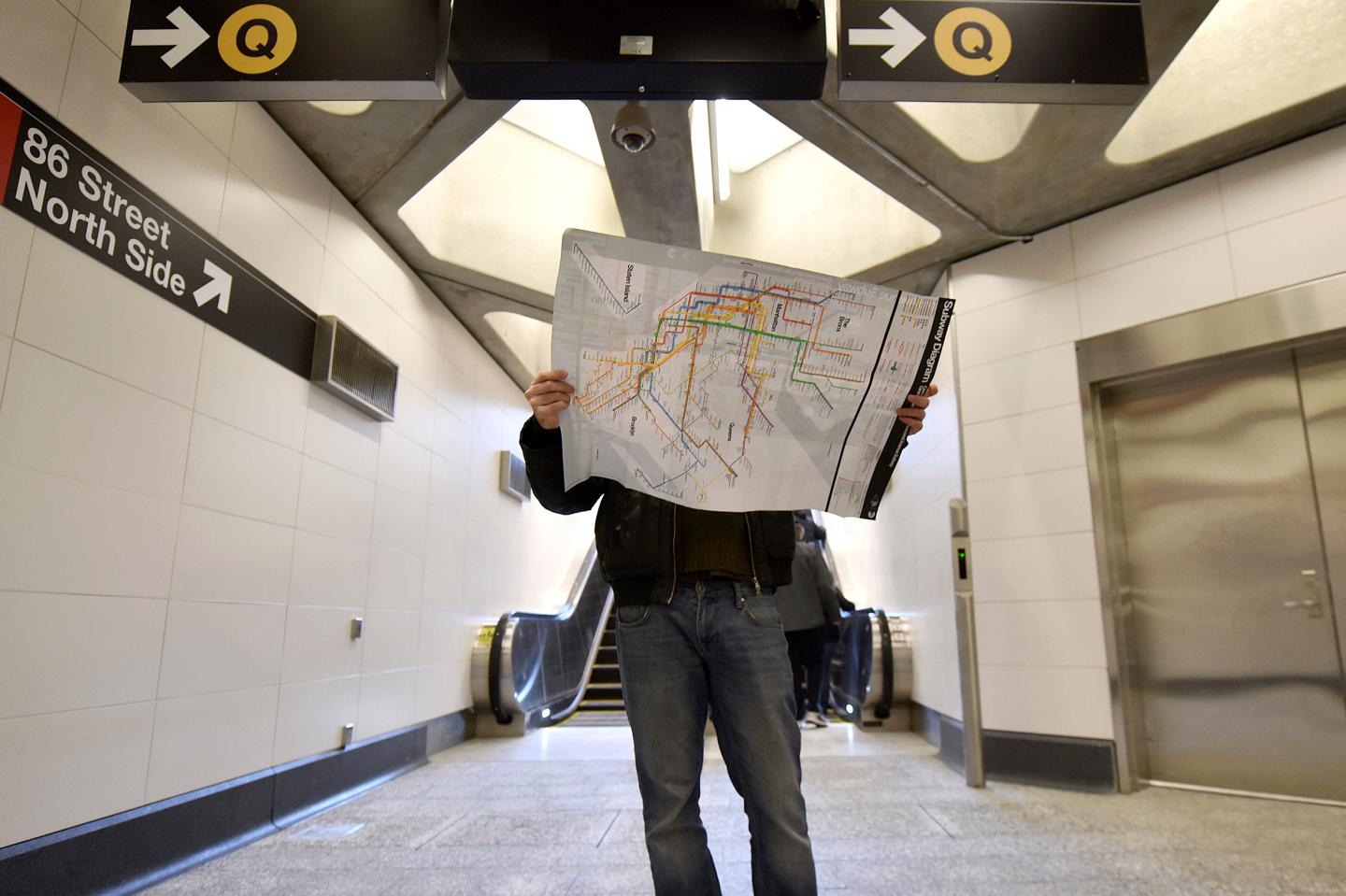 Subway Map-Q Line