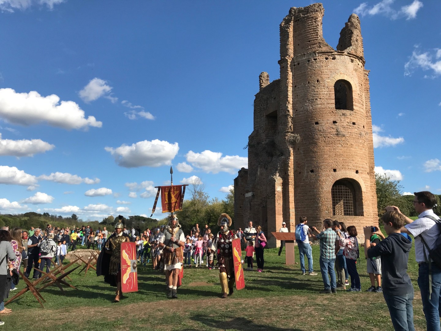 The Circus of Maxentius, a fourth-century structure built by Emperor Maxentius.