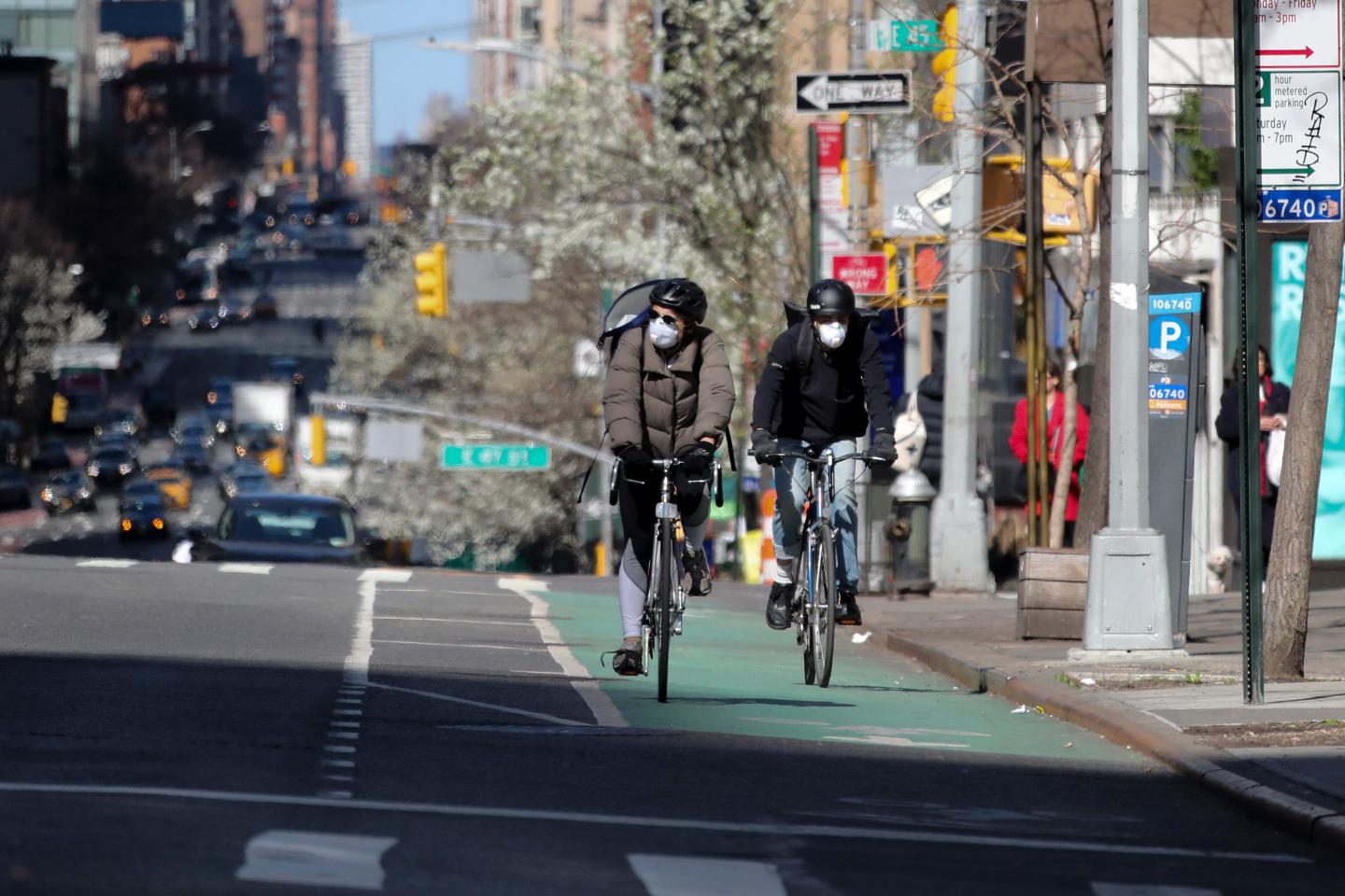 NY Zero Vision Protected Bike Lane