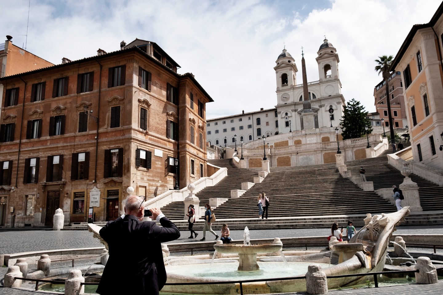 Italy-Reopens-Museums-Life-Spanish-Steps