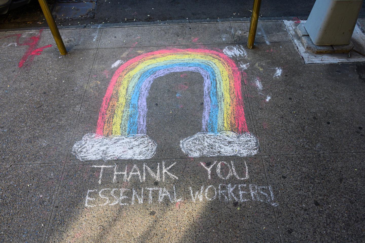 rainbow chalk for ra