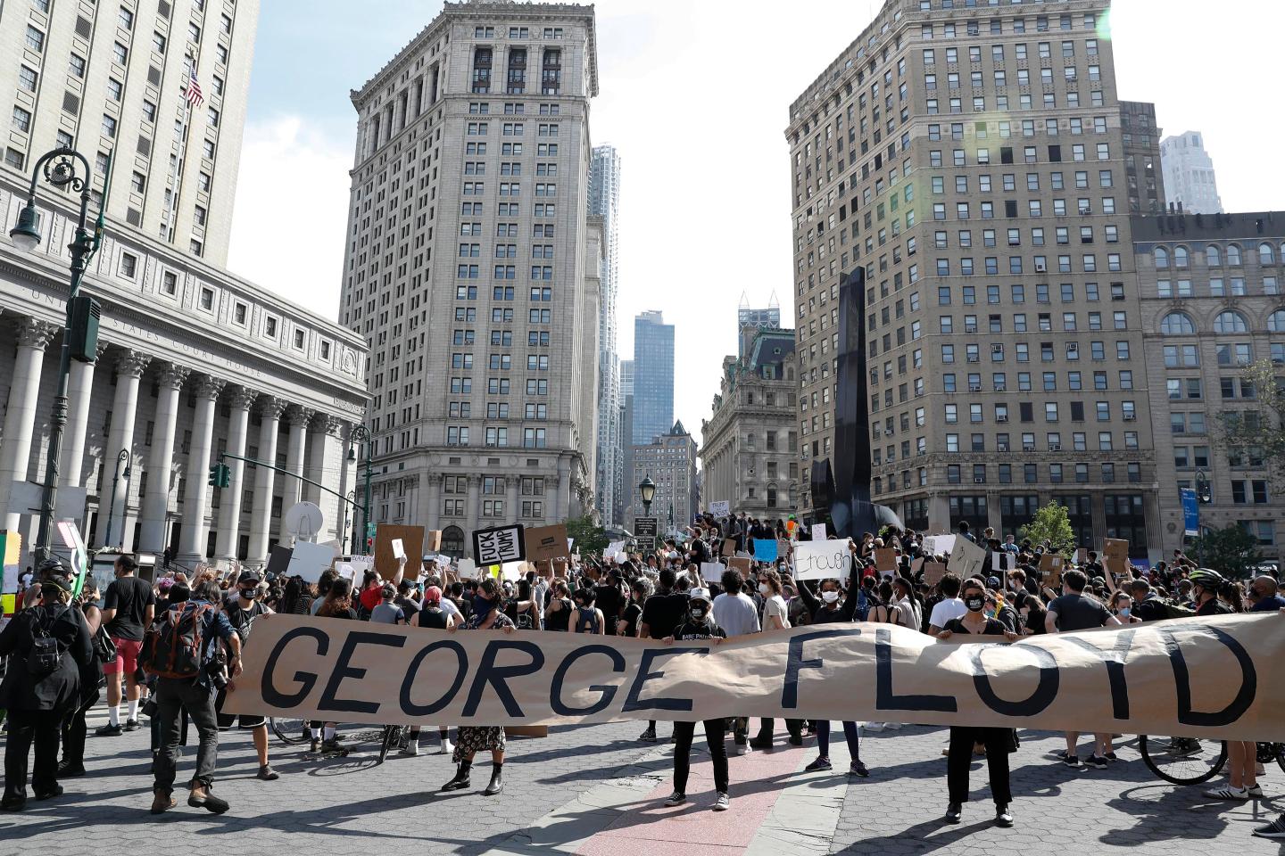 2020 George Floyd death_BLM protest NYC