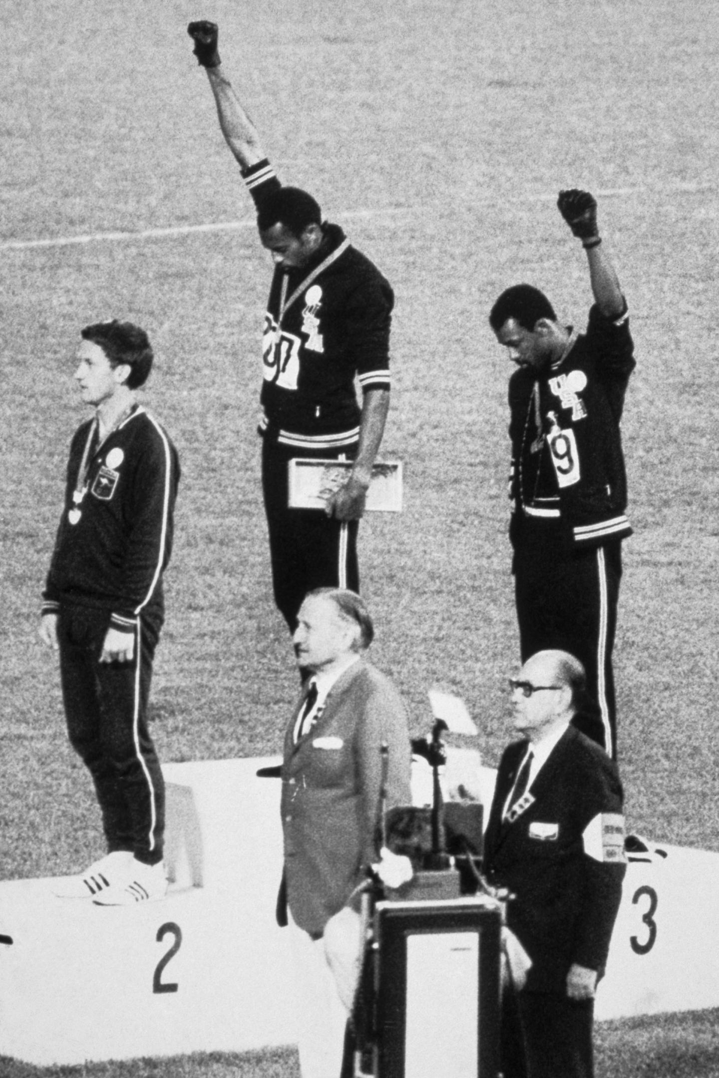 1968 Olympic Games Black Power salute Smith and Carols