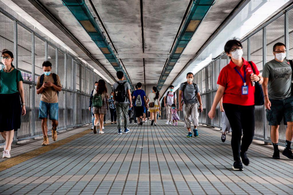 HONG KONG-CHINA-POLITICS-UNREST-ANNIVERSARY