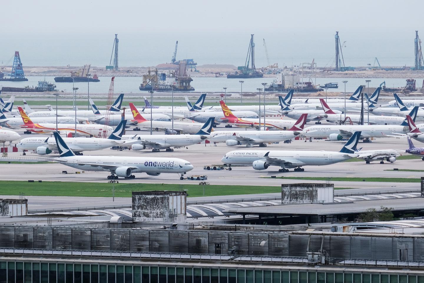 Cathay Pacific Airways Ltd. Aircraft as Airline Proposes Recapitalization to Raise $5 Billion