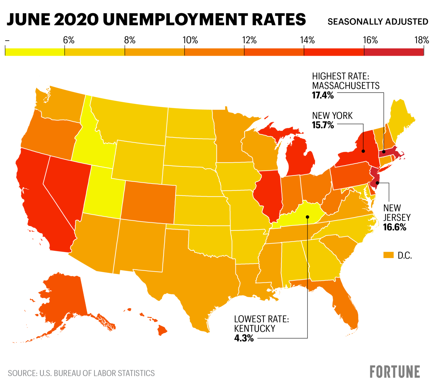 This image has an empty alt attribute; its file name is unemployment_map_080520_inline.png