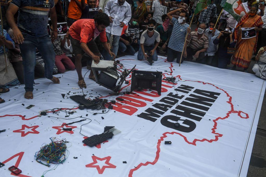 INDIA-CHINA-CONFLICT-PROTEST