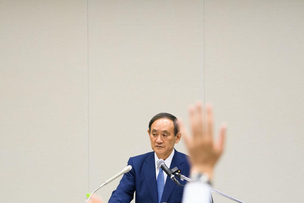 Suga Formalizes Bid for Japan Prime Ministers Job