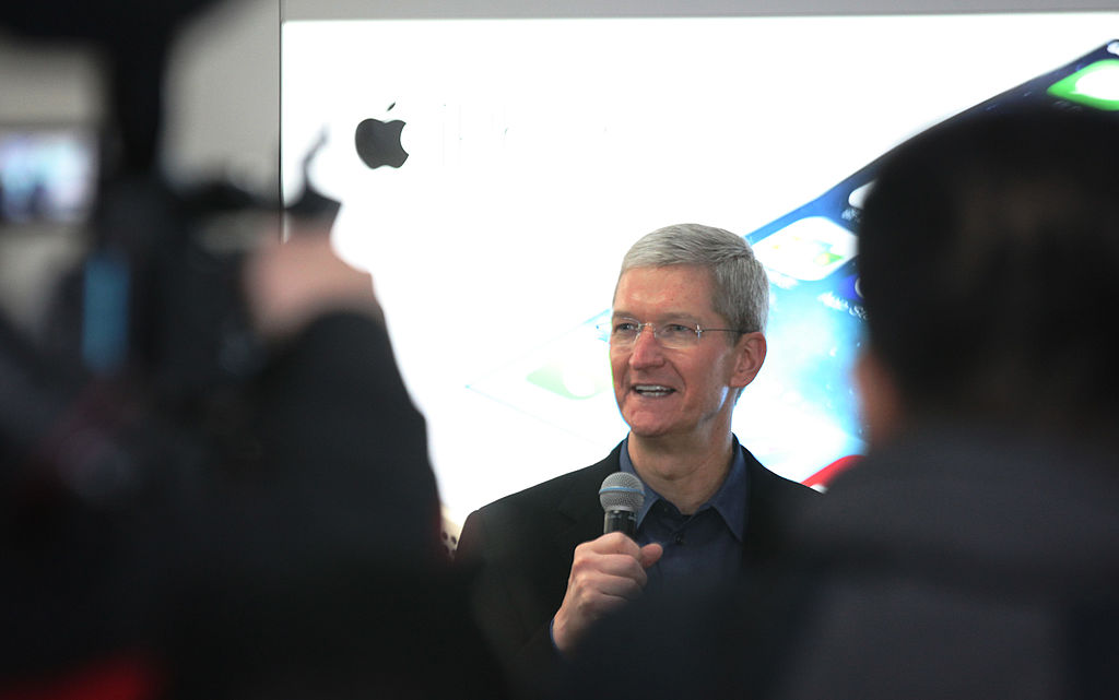 CEO Tim Cook Visits Beijing