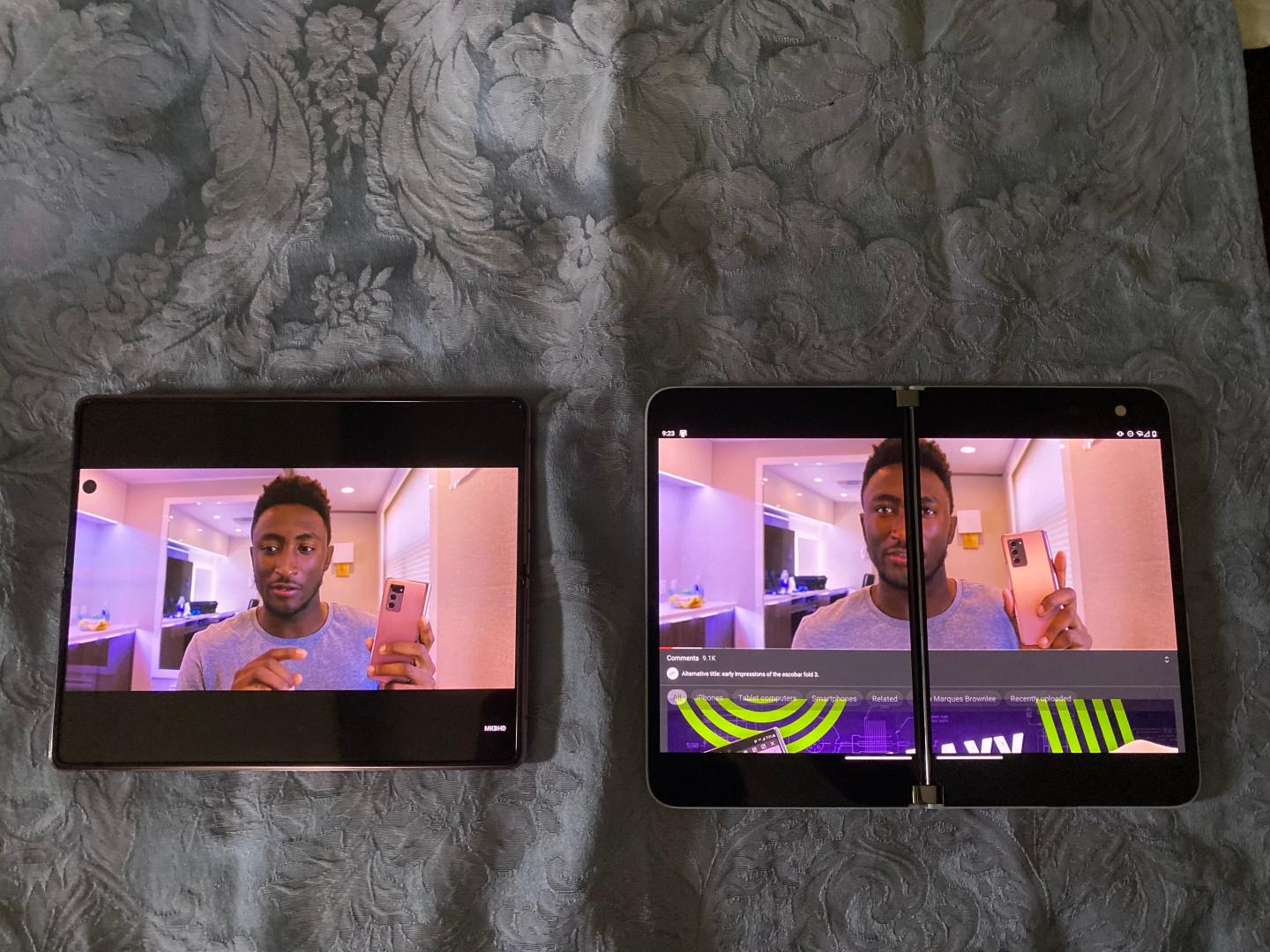 Galaxy Z Fold 2 vs. Microsoft Surface Duo