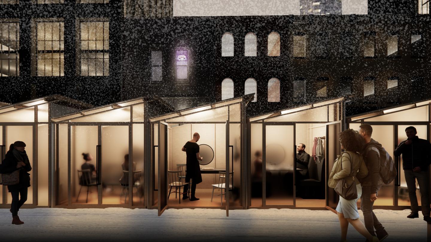 City of Chicago Winter Dining Challenge-Cozy Cabins-ASD | SKY