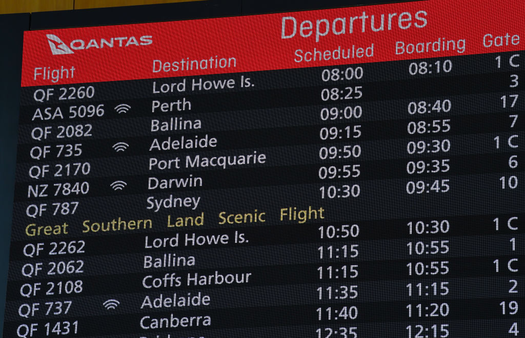 Sydney Travellers Enjoy Sights Of Australia Despite Border Closures On Qantas Scenic Flight