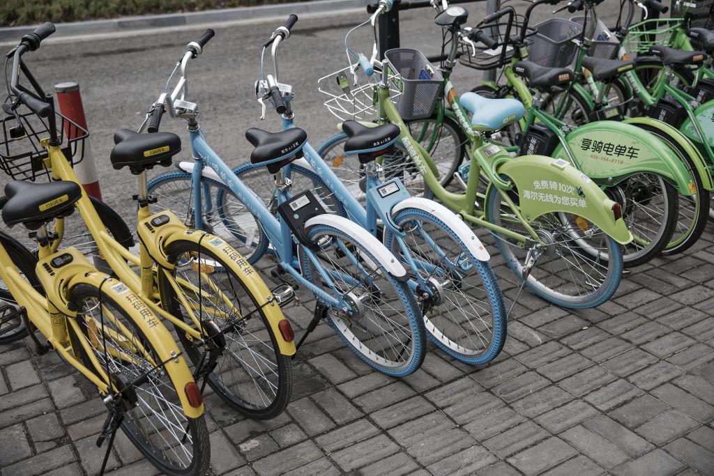 Use Of Ride-Sharing Services In Shanghai As Bicycle-Sharing Booms