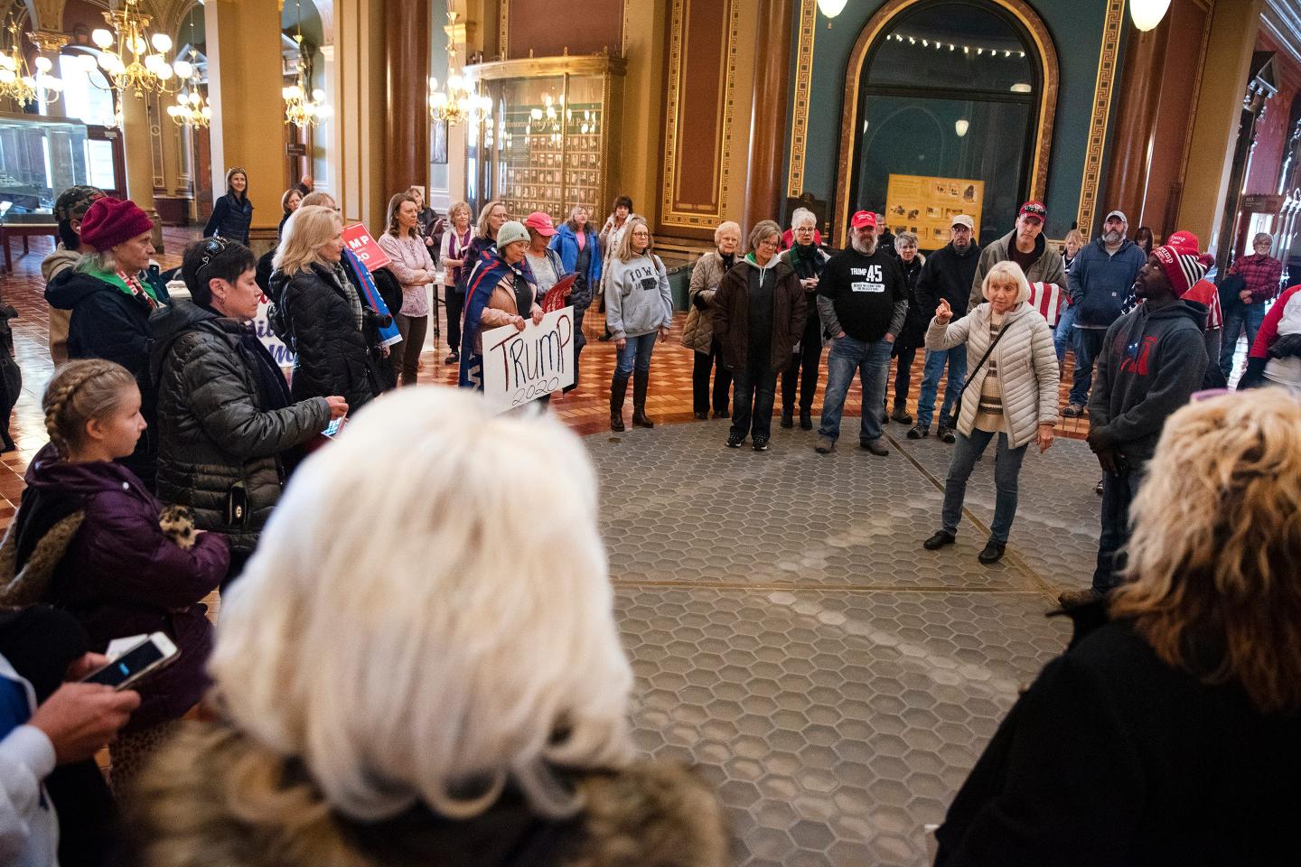 State Trump Protests-Iowa