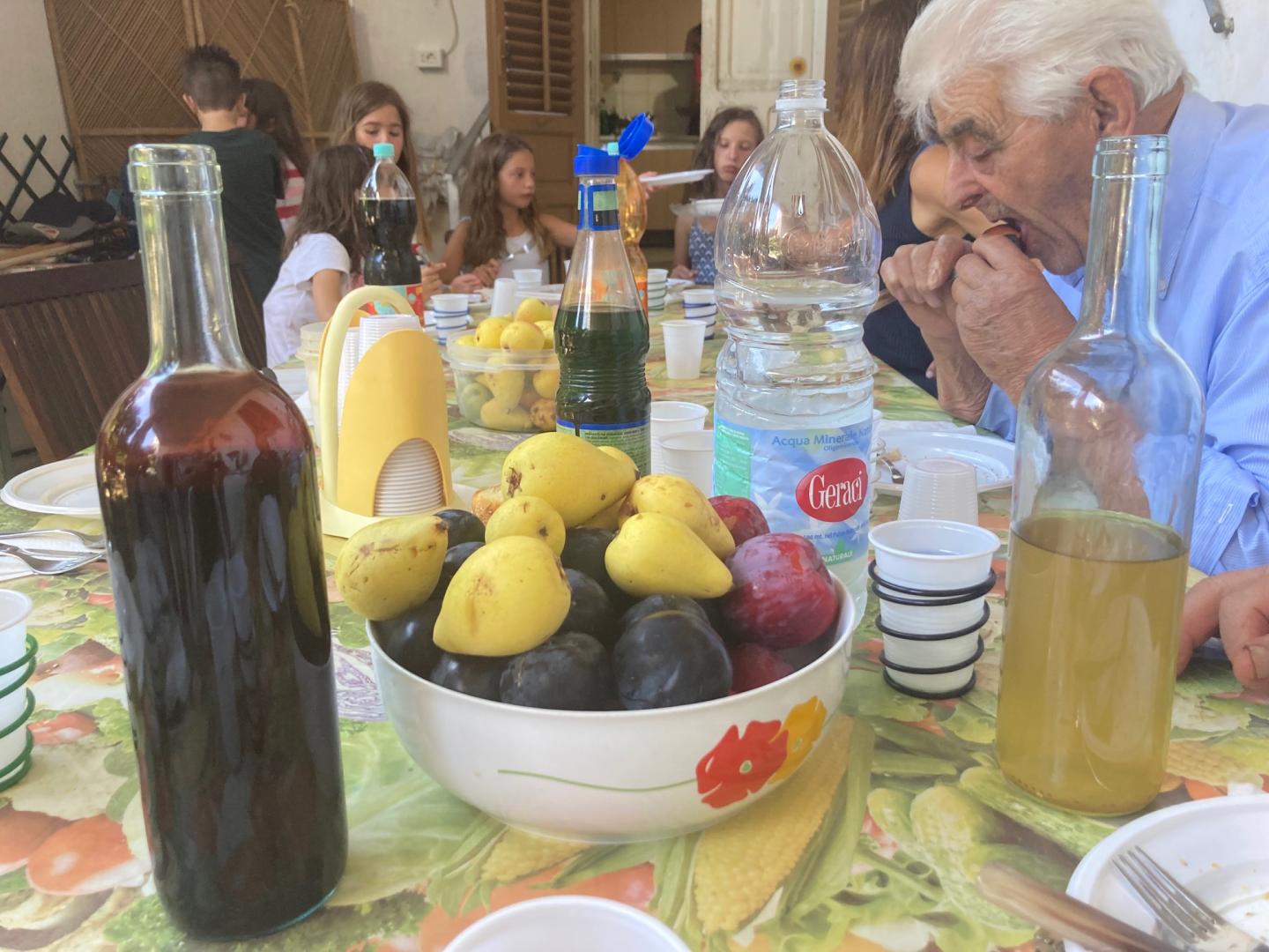A simple Sicilian lunch