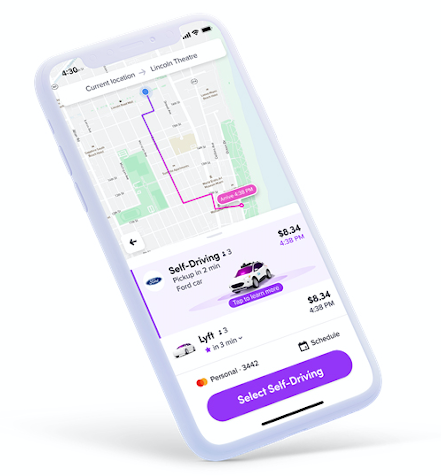 Lyft self driving cars