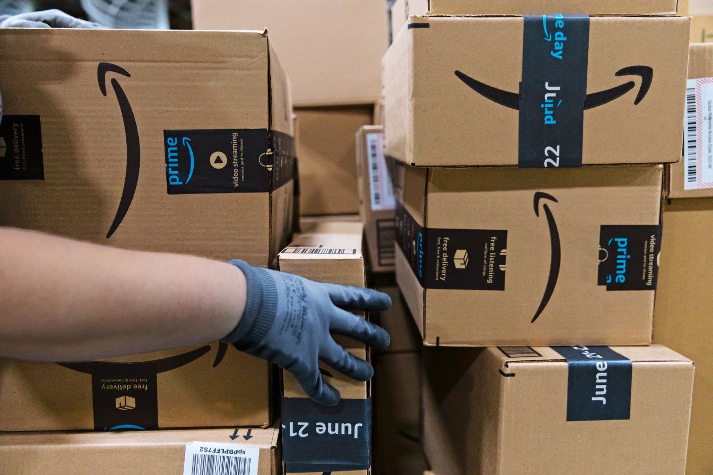 Operations Inside An Amazon Facility On Prime Day