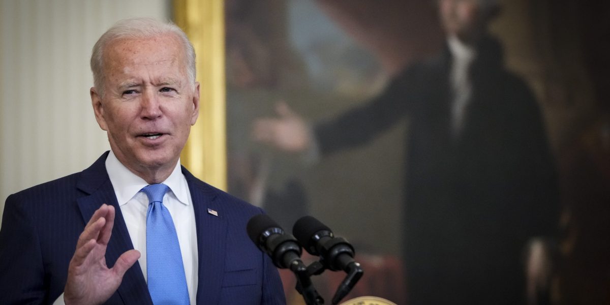 President Joe Biden calls for more companies to mandate