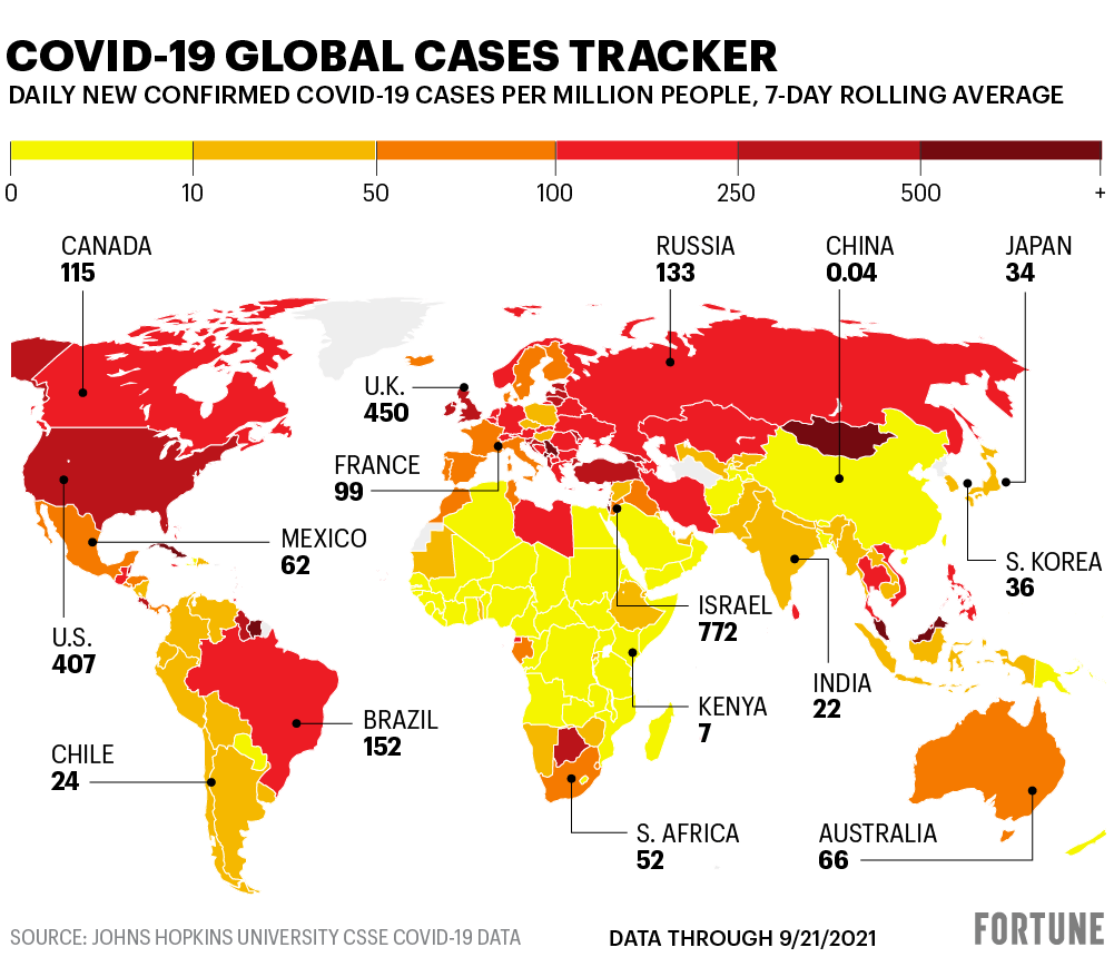 World map: COVID vaccination rates by country | Fortune