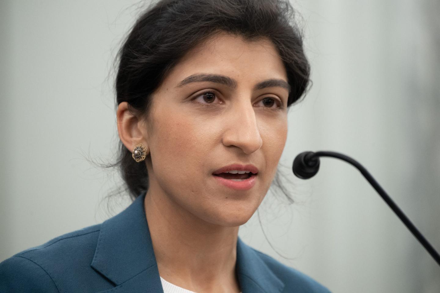 Photo of FTC Chair Lina Khan. 