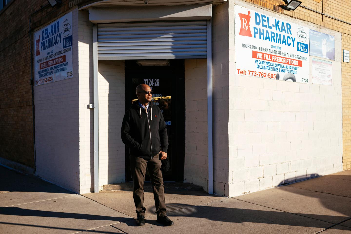 Del-Kar Pharmacy owner and pharmacist Edwin Muldrow