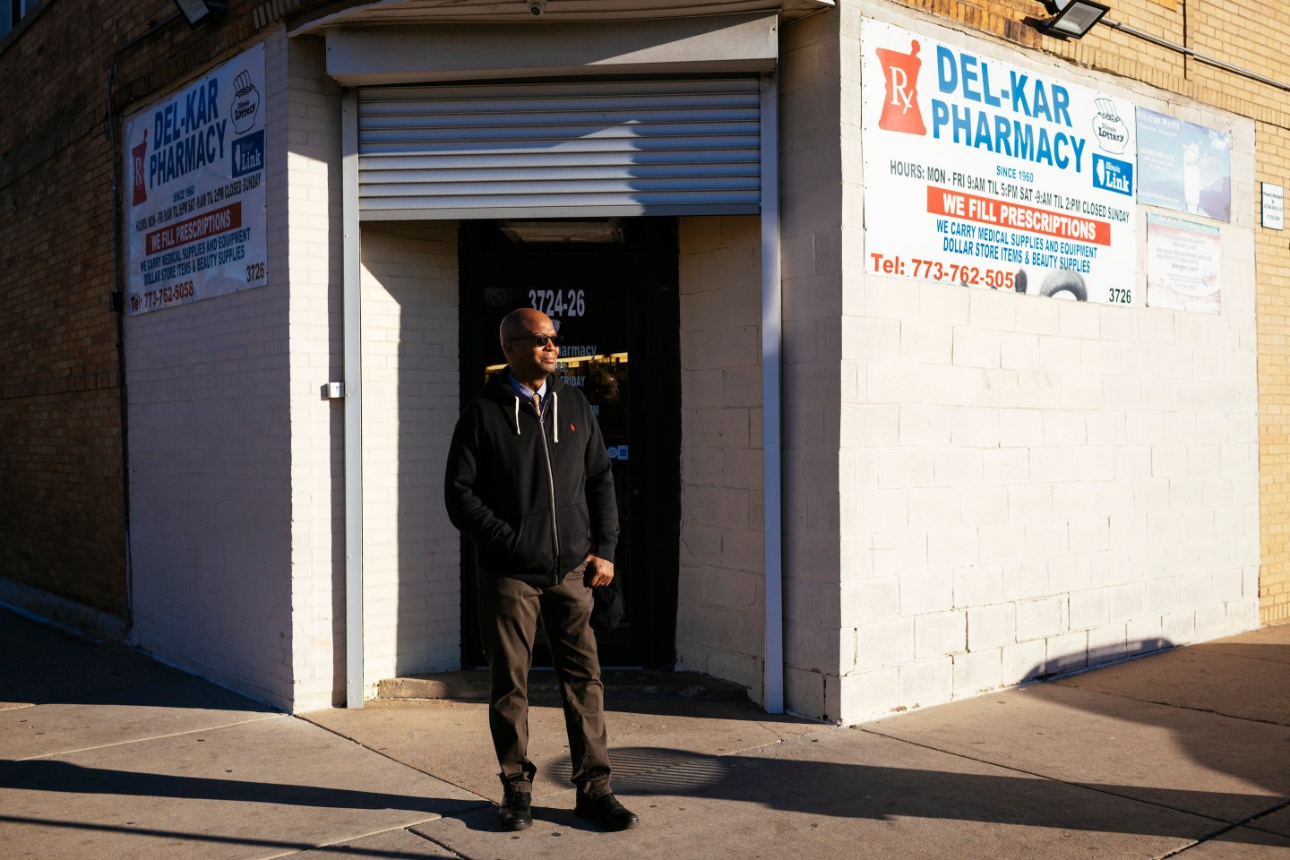 Del-Kar Pharmacy owner and pharmacist Edwin Muldrow