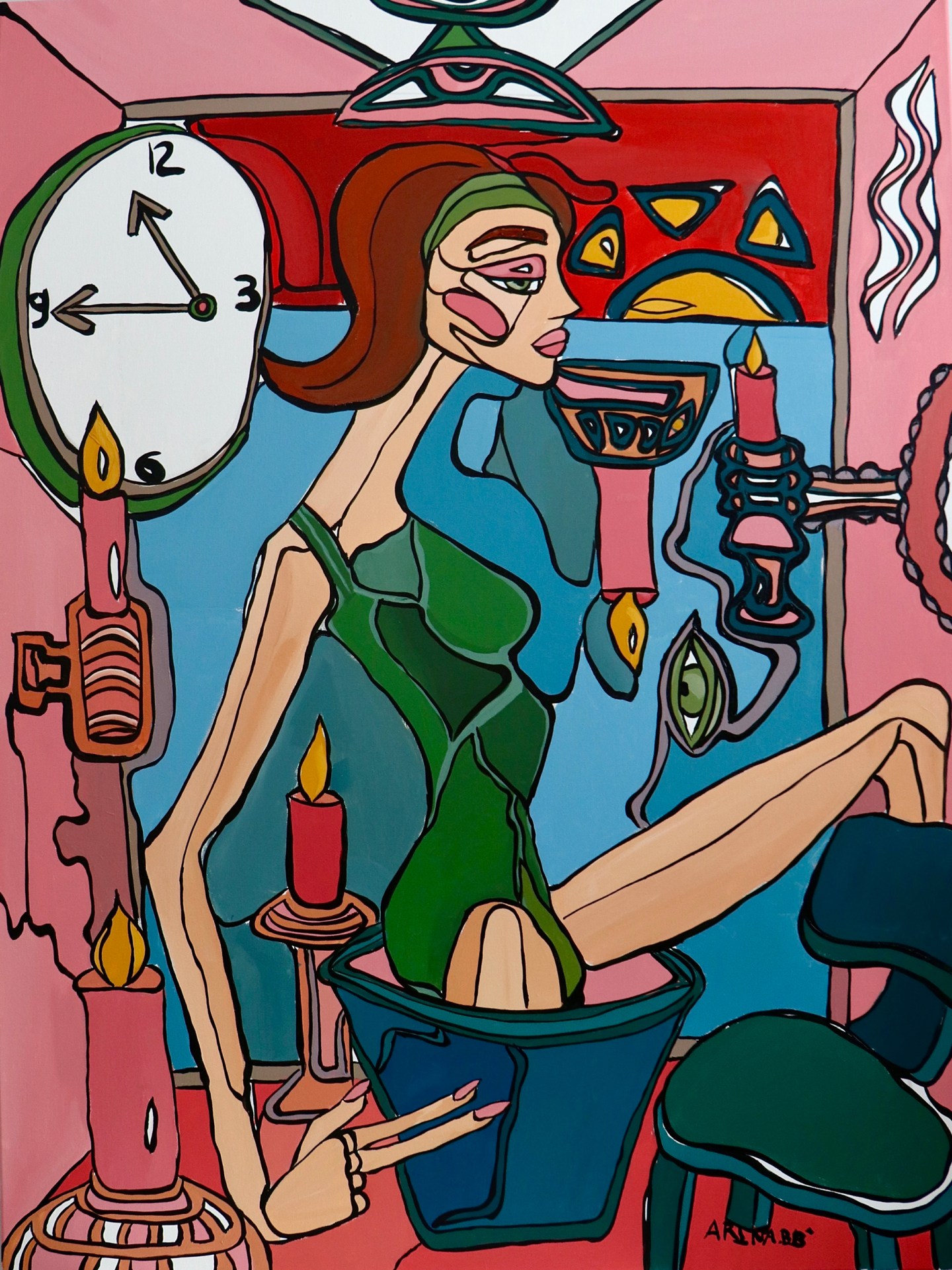 A painting from ArinaBB's ManManLaiZzz collection.