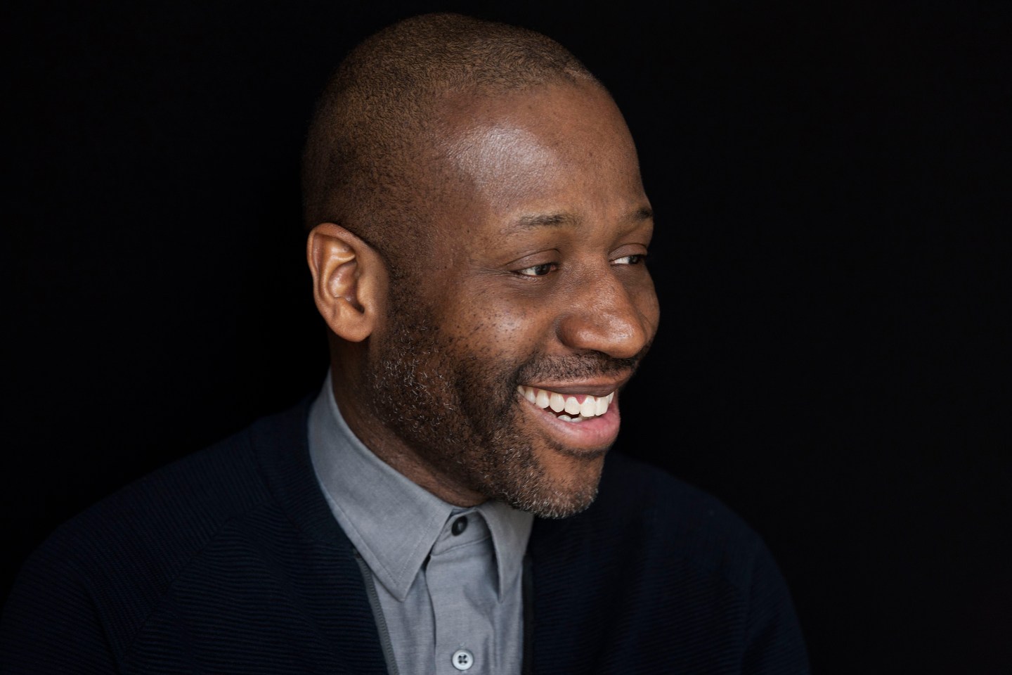 Portrait of black designer Eddie Opara.