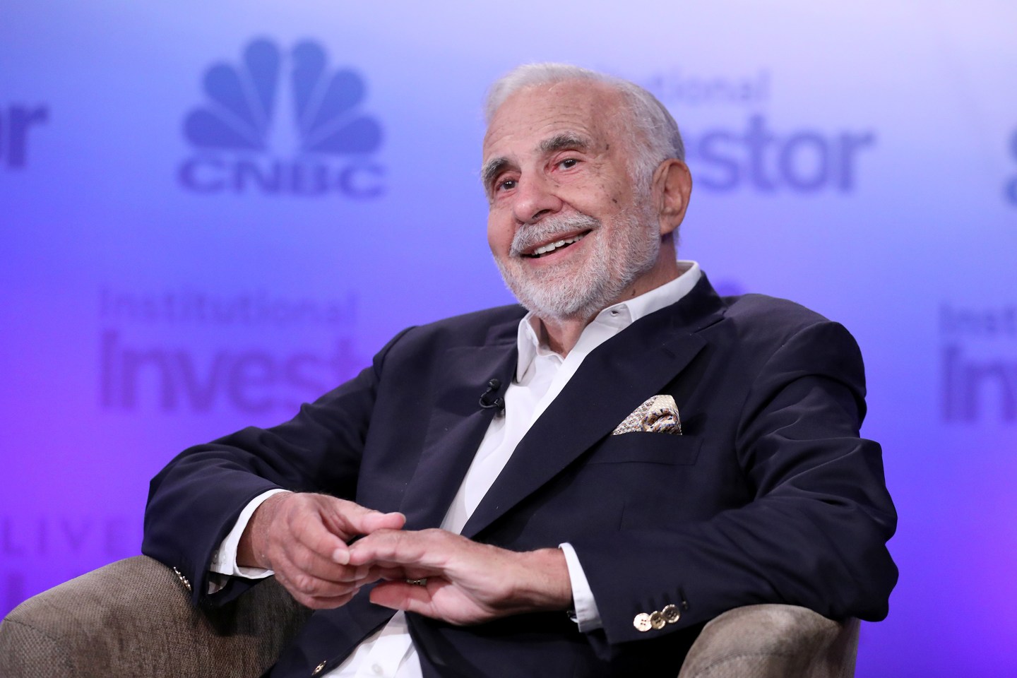 Carl Icahn, <a href="https://fortune.com/company/icahn-enterprises/" target="_blank">Icahn Enterprises</a> Chairman during his keynote at the 6th annual CNBC Institutional Investor Delivering Alpha Conference on Tuesday, September 13, 2016.