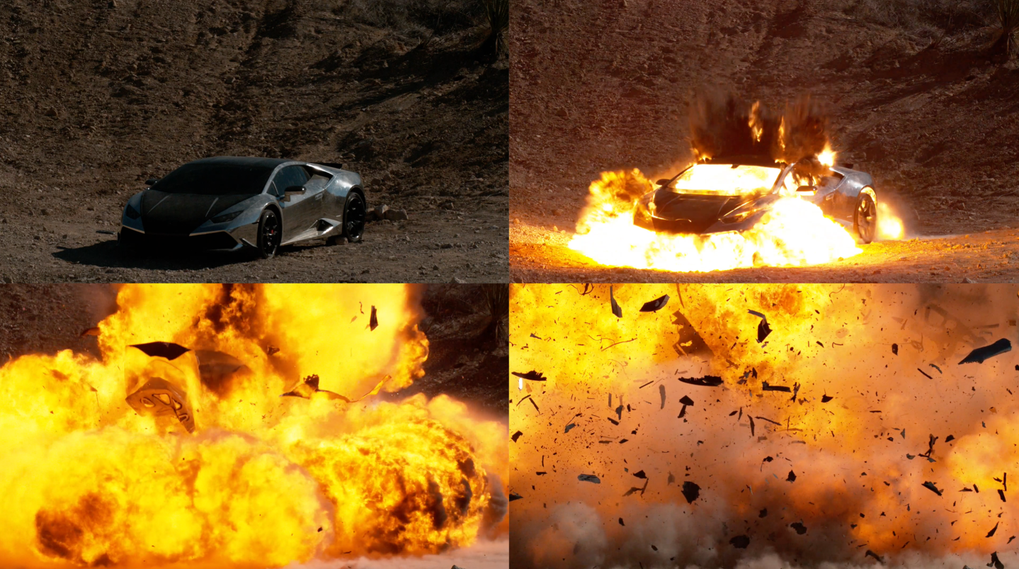 Destroyed Lamborghini