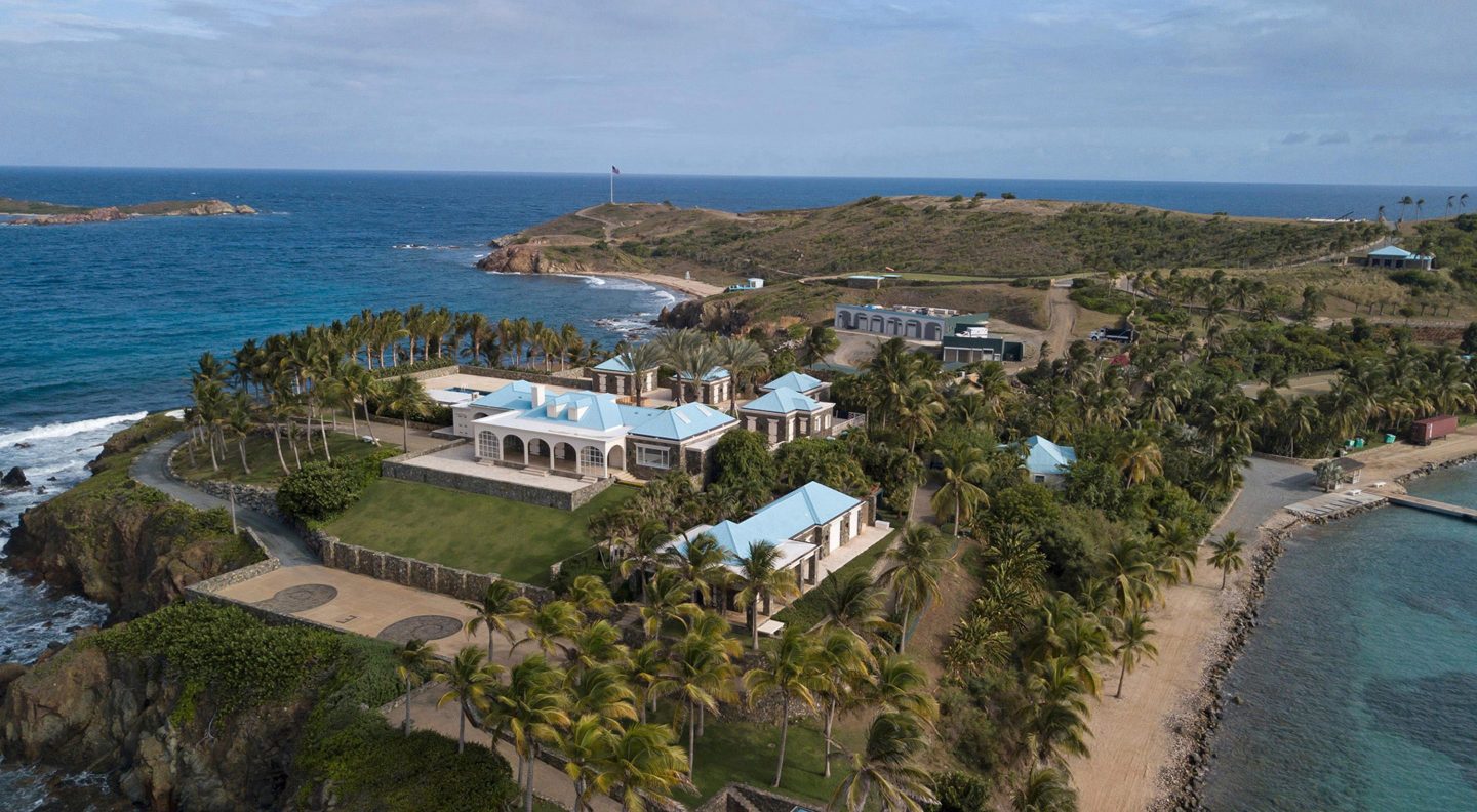 Jeffrey Epstein's Private Island In The Caribbean