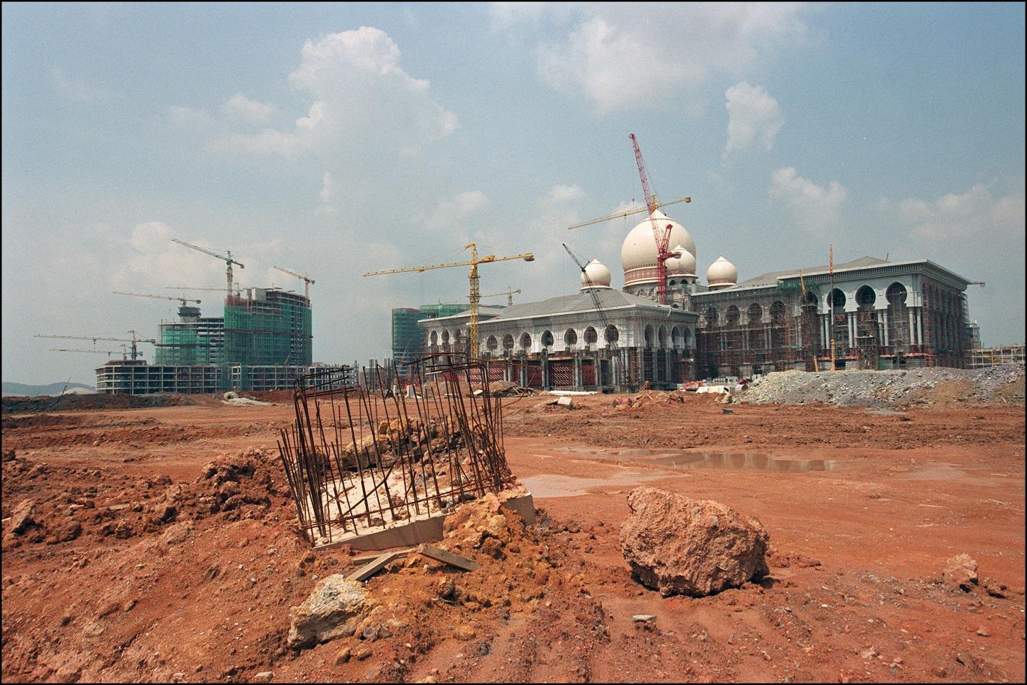 Construction of the Ministry Of Justice In Putrajaya, Malaysia.
