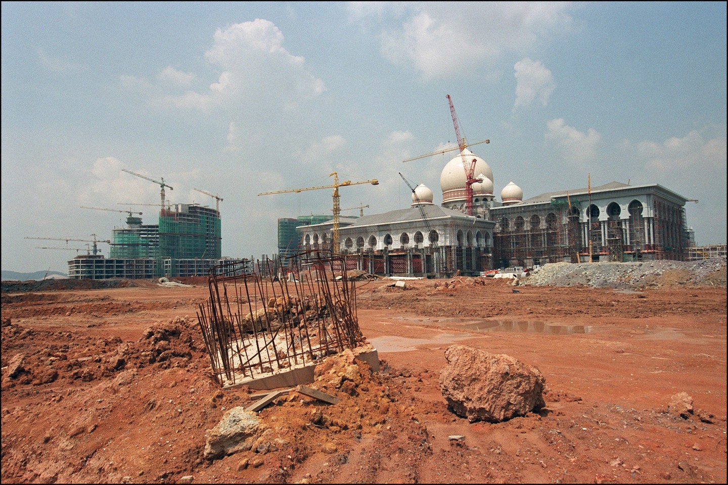 Construction of the Ministry Of Justice In Putrajaya, Malaysia.
