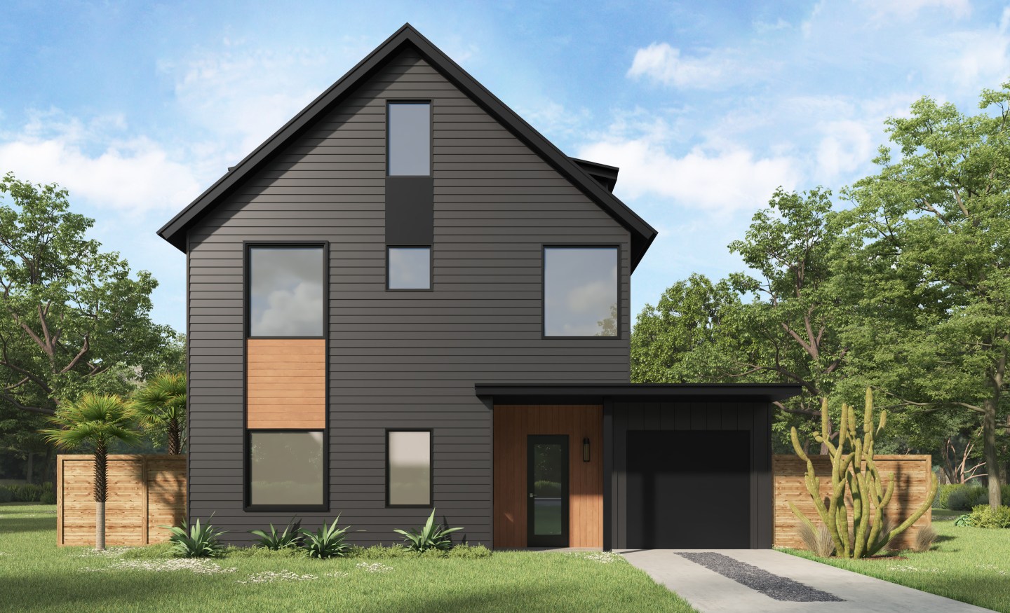 This home, the Clifford plan, can be built using Skipp’s A.I. system.