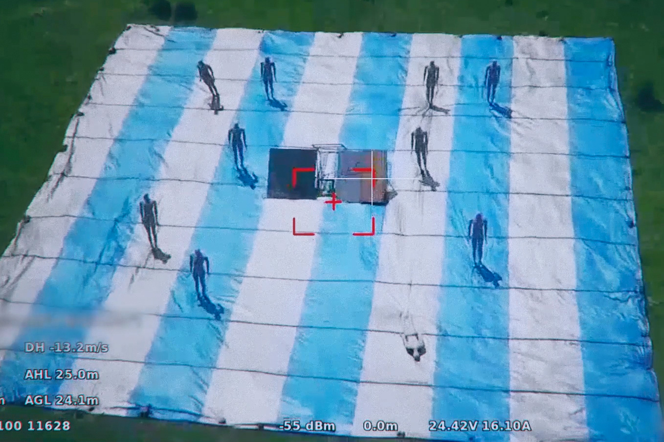 The video feed from STM’s Kargu 2 drone during a test.