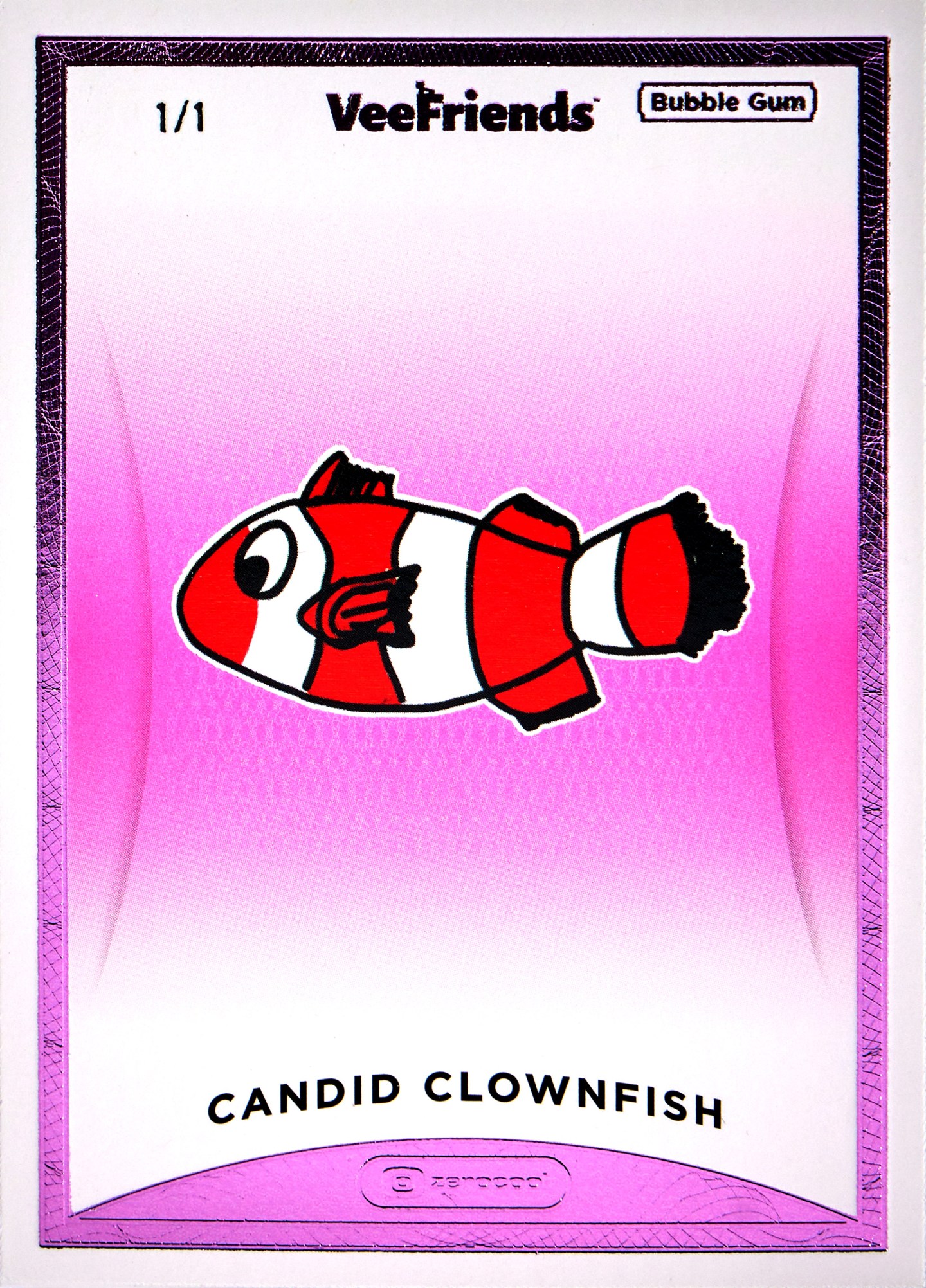 Image of VeeFriends trading card launched by ZeroCool