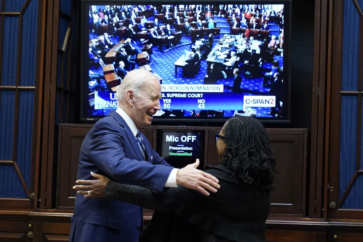 President Joe Biden and Ketanji Brown Jackson