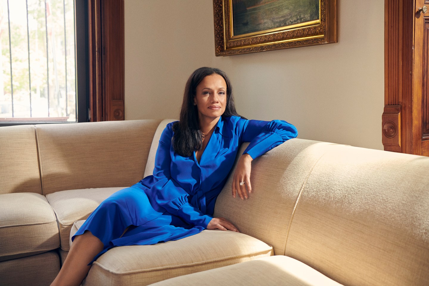 Alexis McGill Johnson, President of Planned Parenthood photographed at her home in New York, NY.