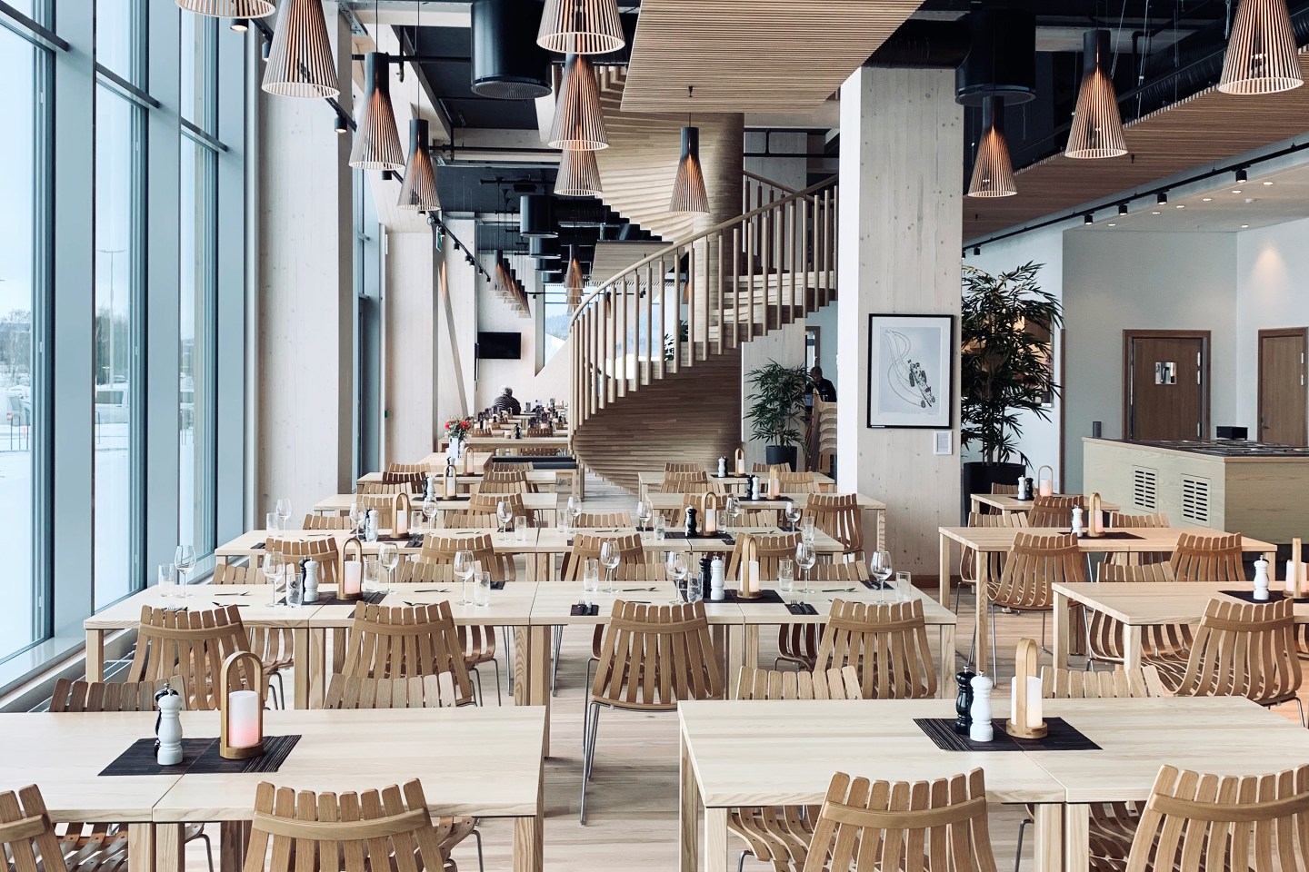 Voll Arkitekter's Mjøstårnet restaurant.