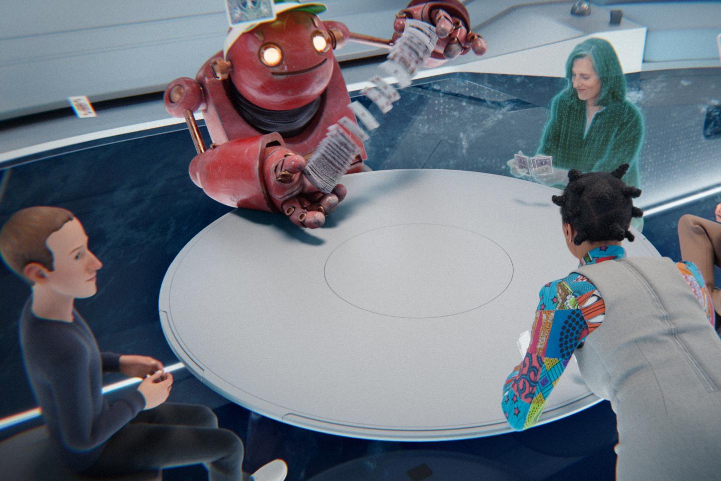 Card game on Horizon Worlds