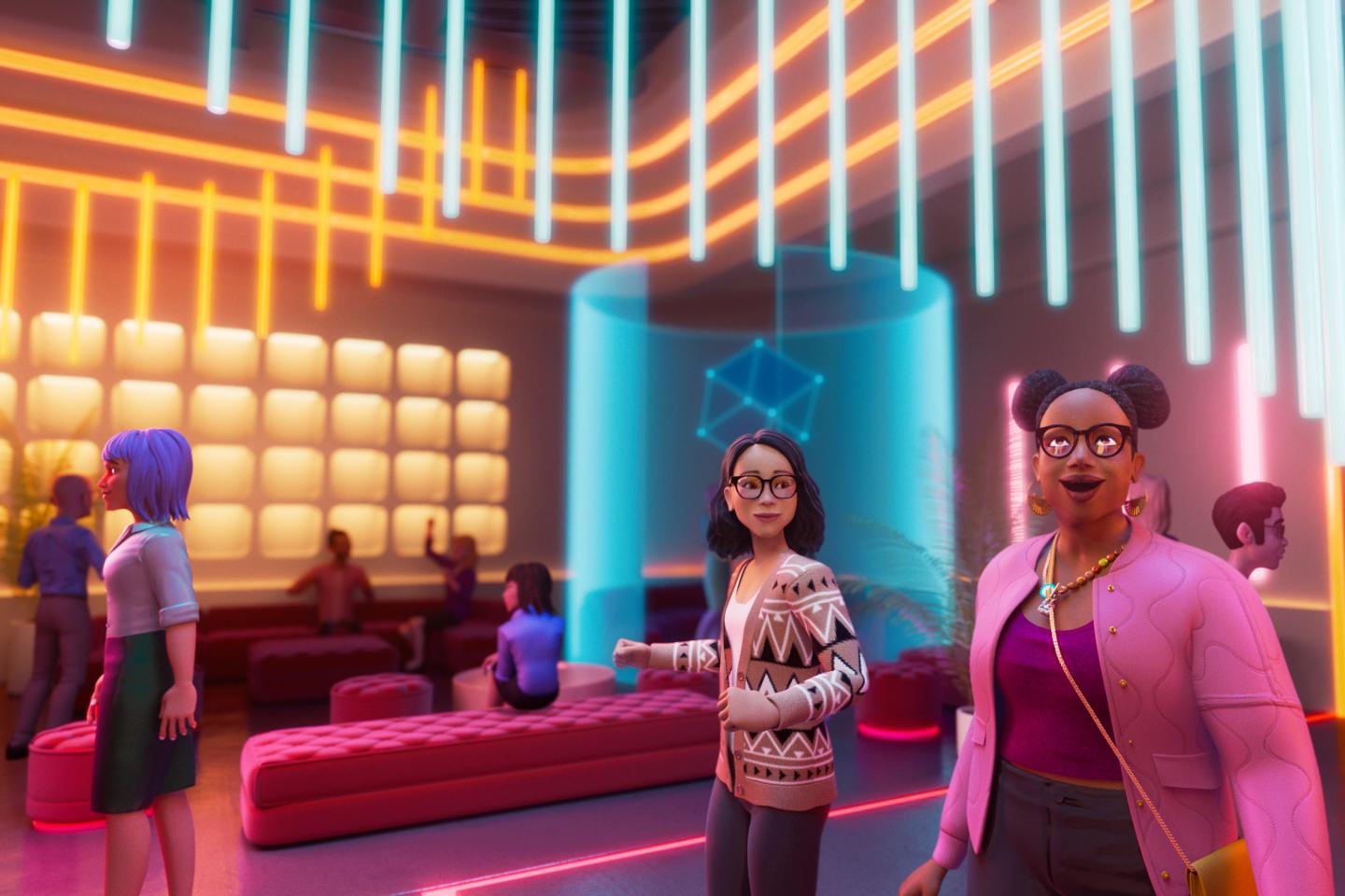 club night on the Horizon Worlds platform.