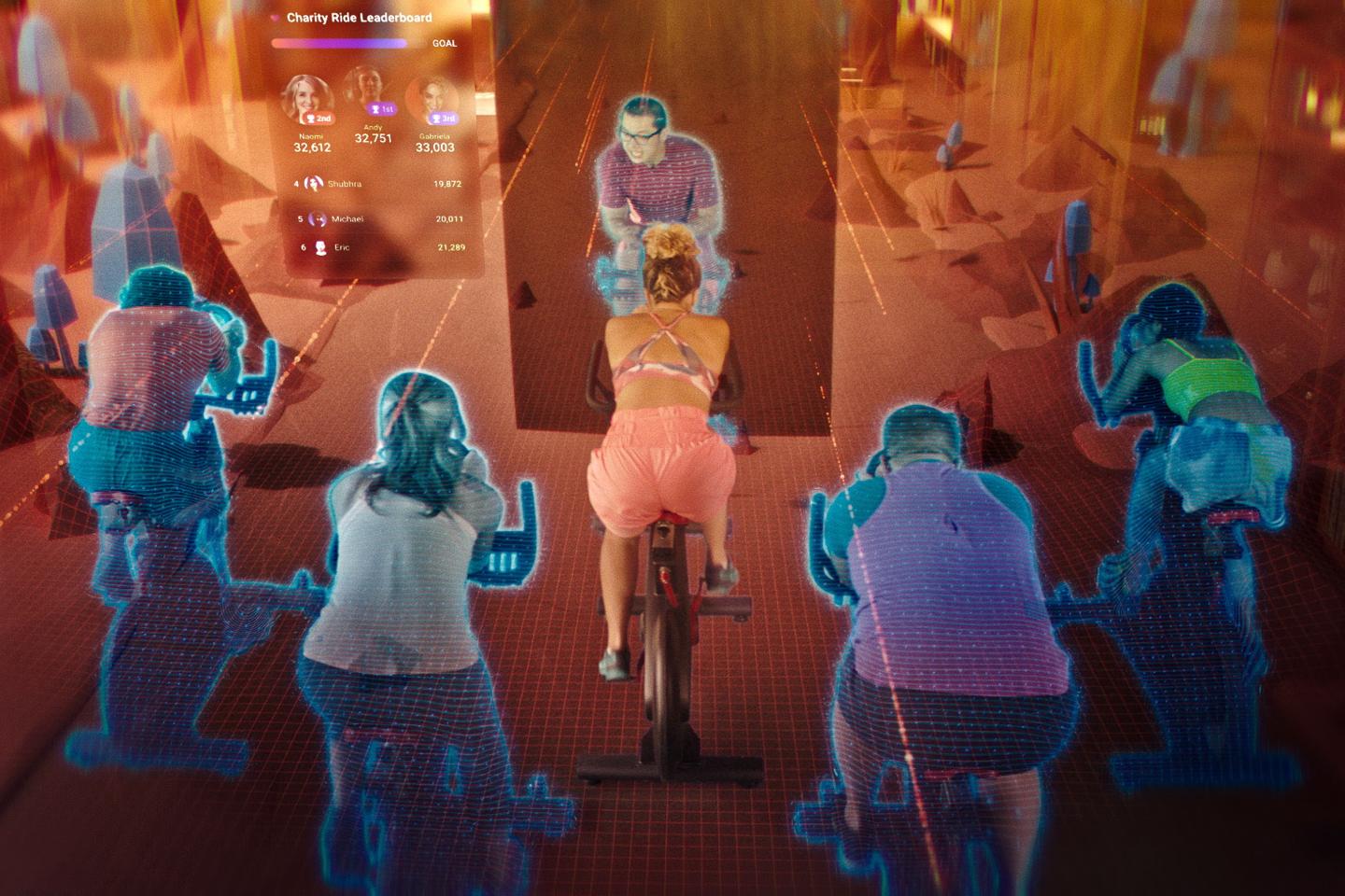 Fitness class on Horizon Worlds