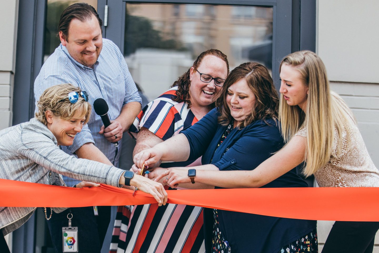 Childcare center ribbon-cutting
