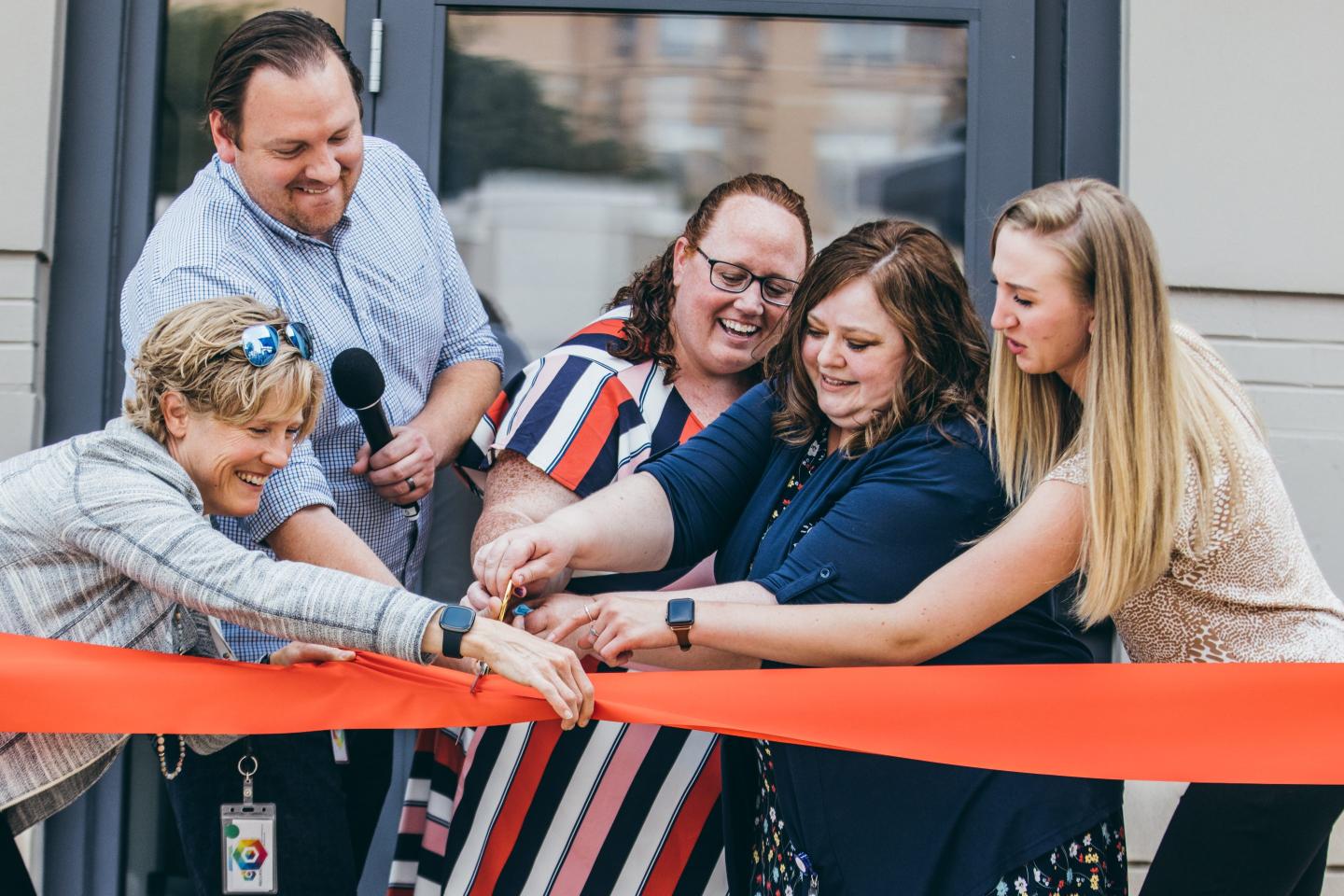 Childcare center ribbon-cutting