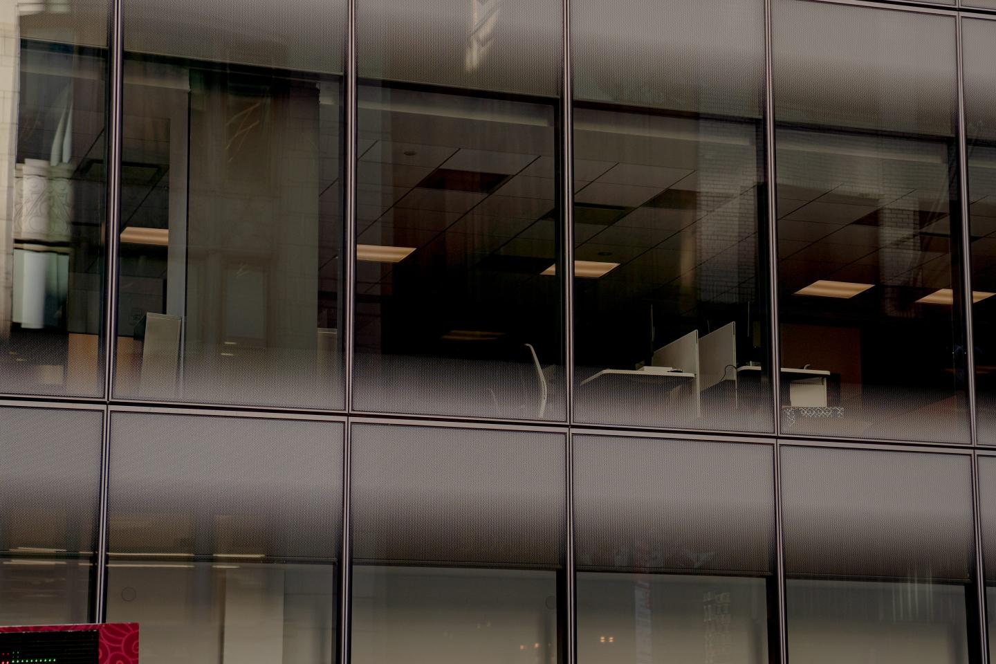 An empty office in New York
