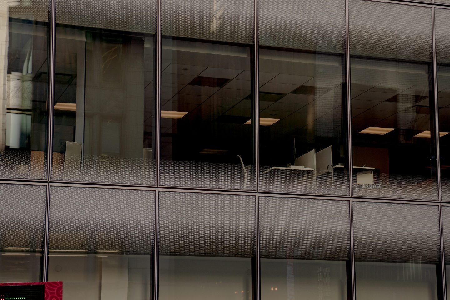 An empty office in New York